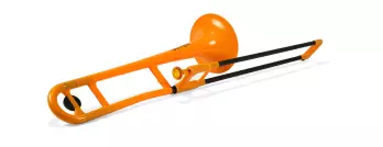 Plastic Trombone - Orange